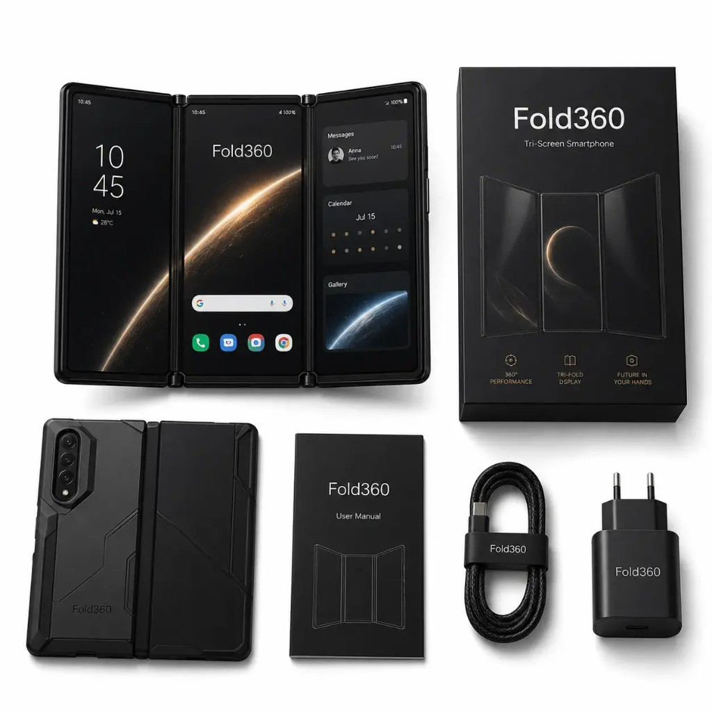 Fold360 tri-fold smartphone