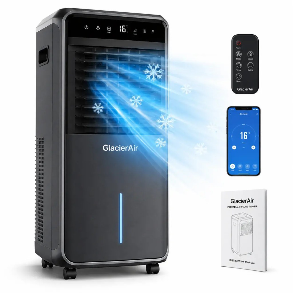 GlacierAir portable air conditioner