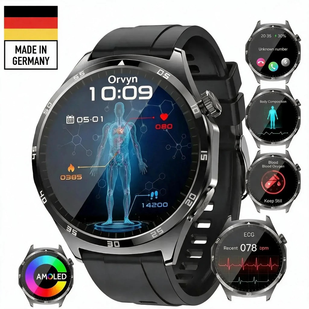 Orvyn smartwatch 35-day battery